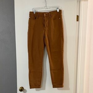 Judy Blue Ankle Crop Jeans in Rich Rust